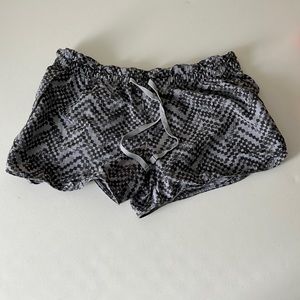 The North Face Gray Print Nylon Shorts